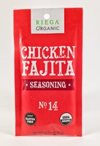 Riega Organic Chicken Fajita Seasoning No. 14